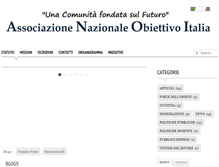 Tablet Screenshot of obiettivoitalia.org